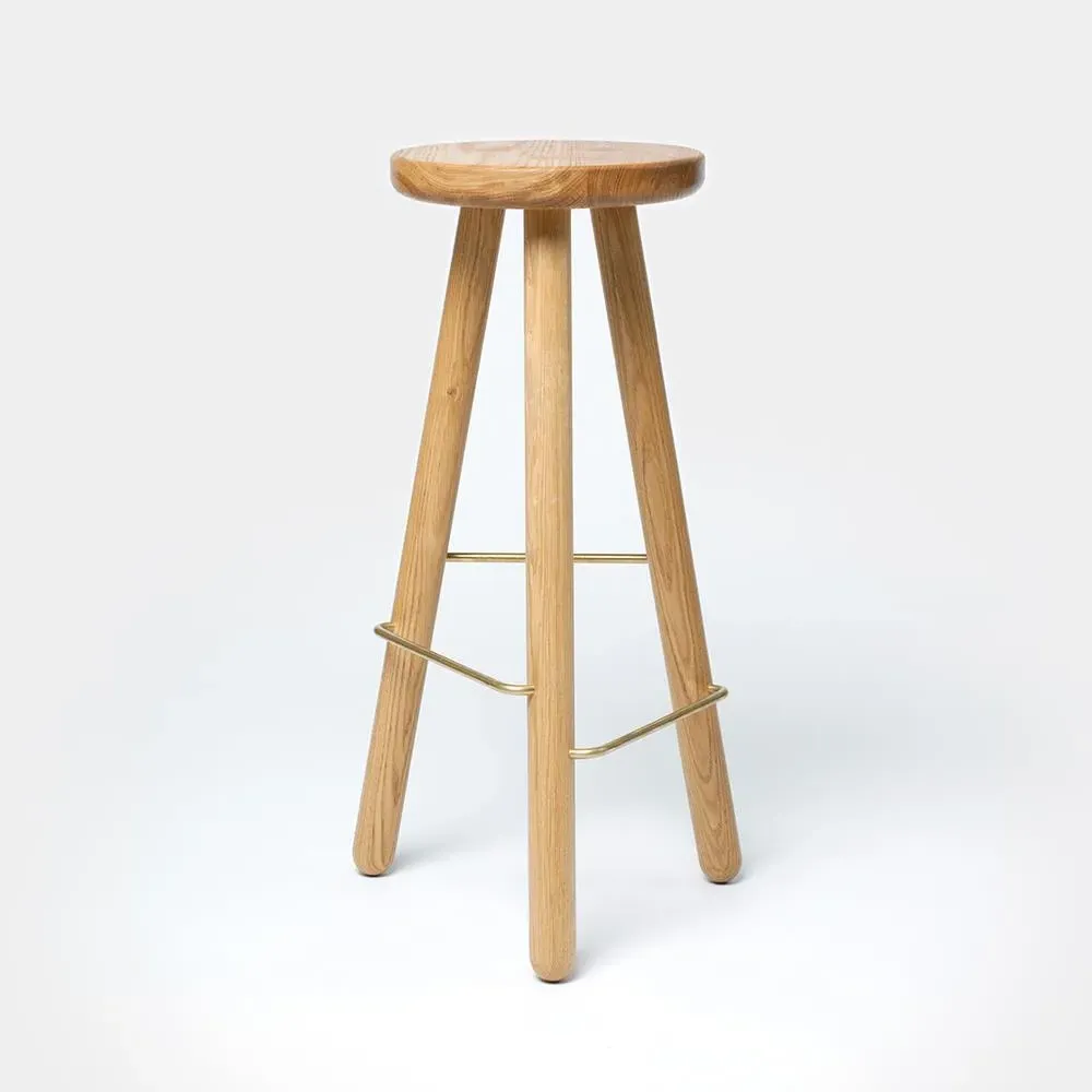 Breakfast Bar Stool - Oak, Solid Wood