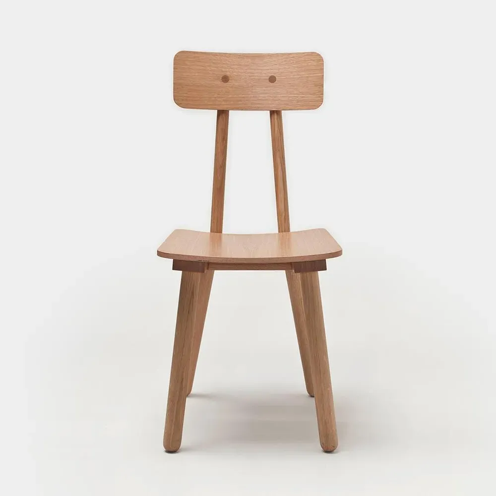 Dining Chair - Black, Ash Wood