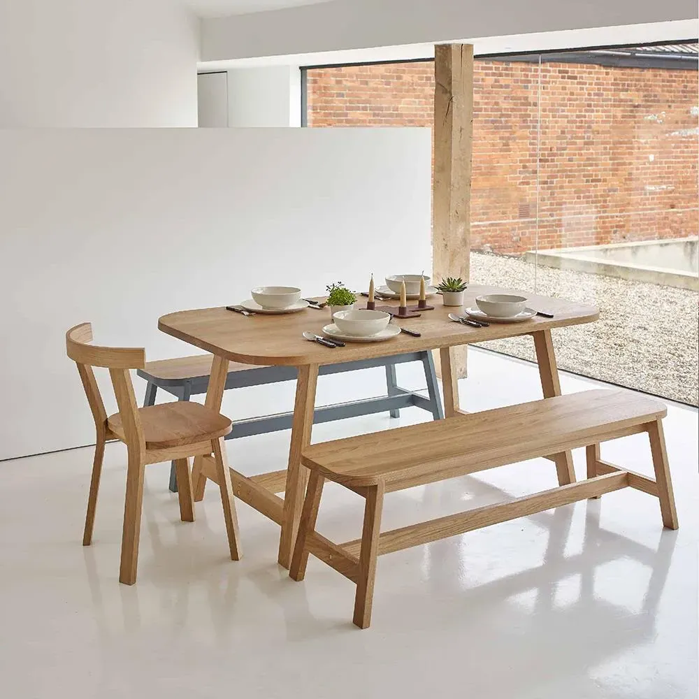 Dining Table Three 2m Rectangular Dining Table - Beech