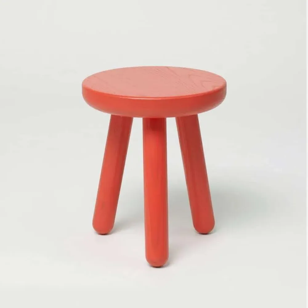 Kids Stool One 3-Legged Stool - Red image