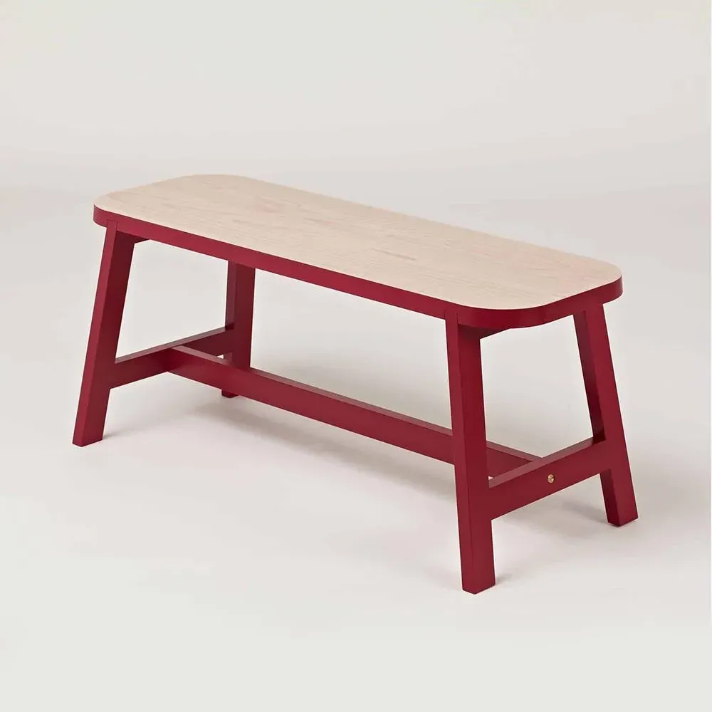 Mini Trestle Bench - Beech, Solid Wood