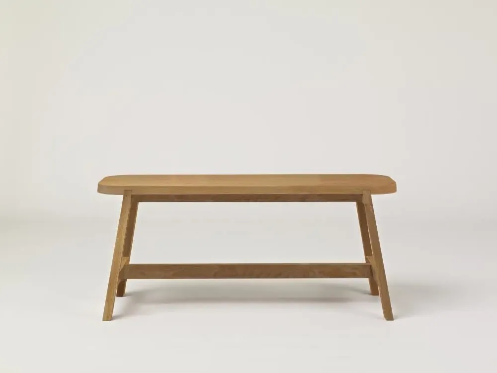 Mini Trestle Bench - Beech, Solid Wood image