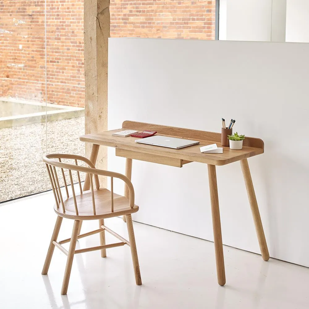 Office Desk with Clean Lines - Black