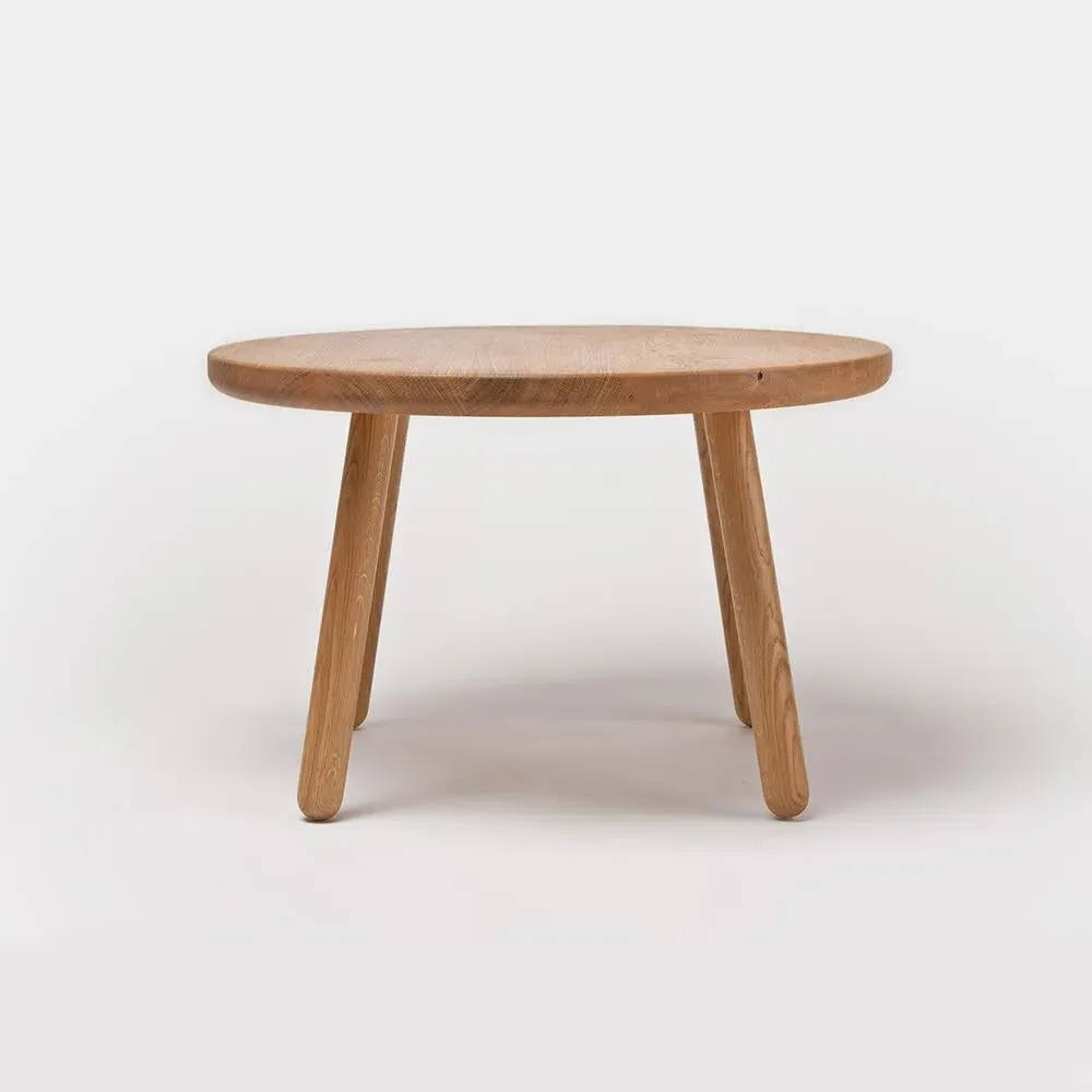 Round Coffee Table - Black, Oak