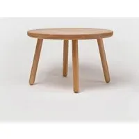 Round Kids Table - Black, Solid Wood