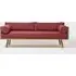Series One 2-Seater Sofa - Butterscotch, Oak