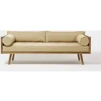 Series One 2-Seater Sofa - Pewter, Oak