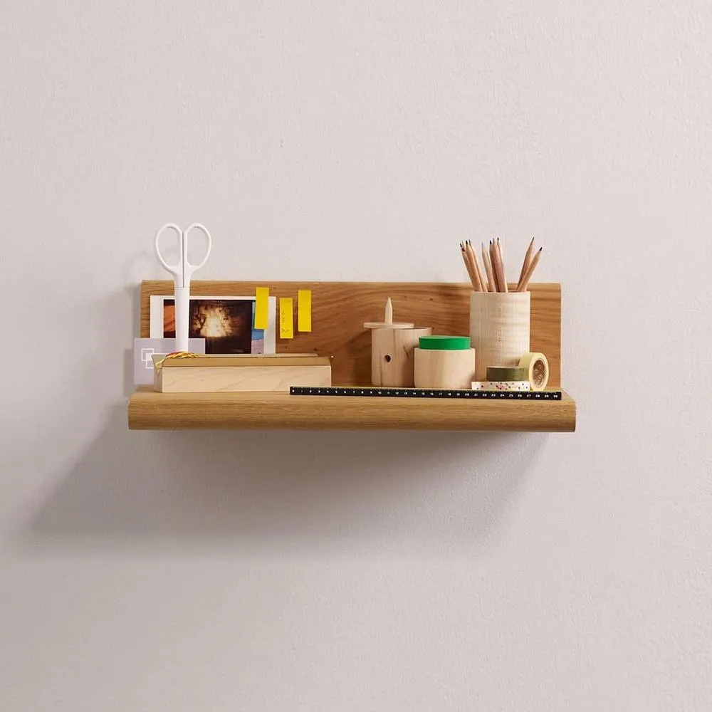 Shelf One Small Wall Shelf - Oak