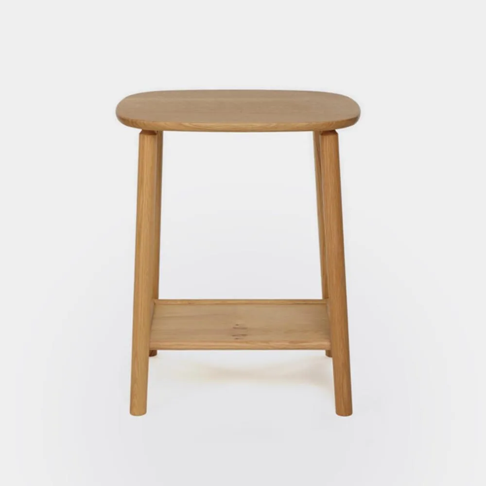 Side Table with Drawer - Black