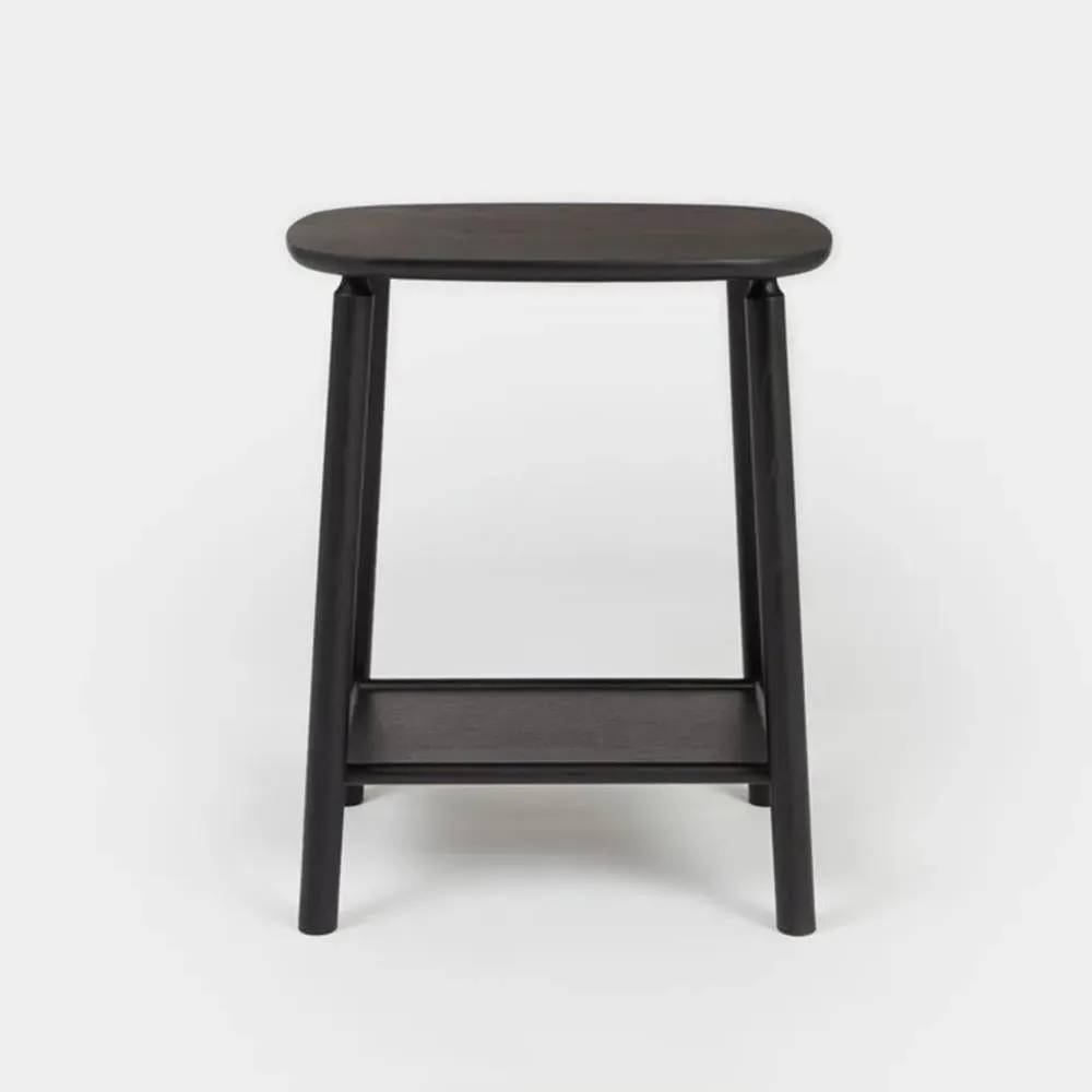 Side Table with Drawer - White