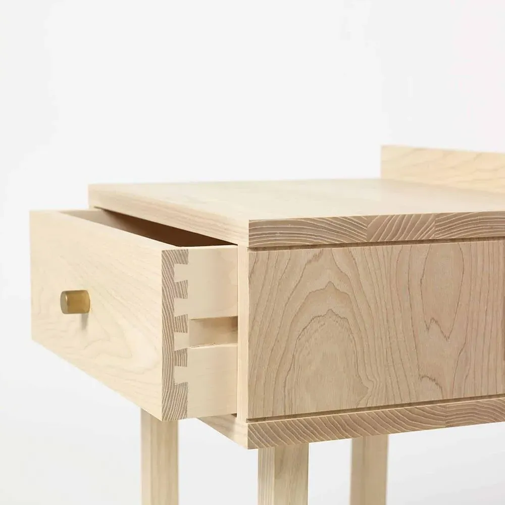 Single Drawer Bedside Table - Wood