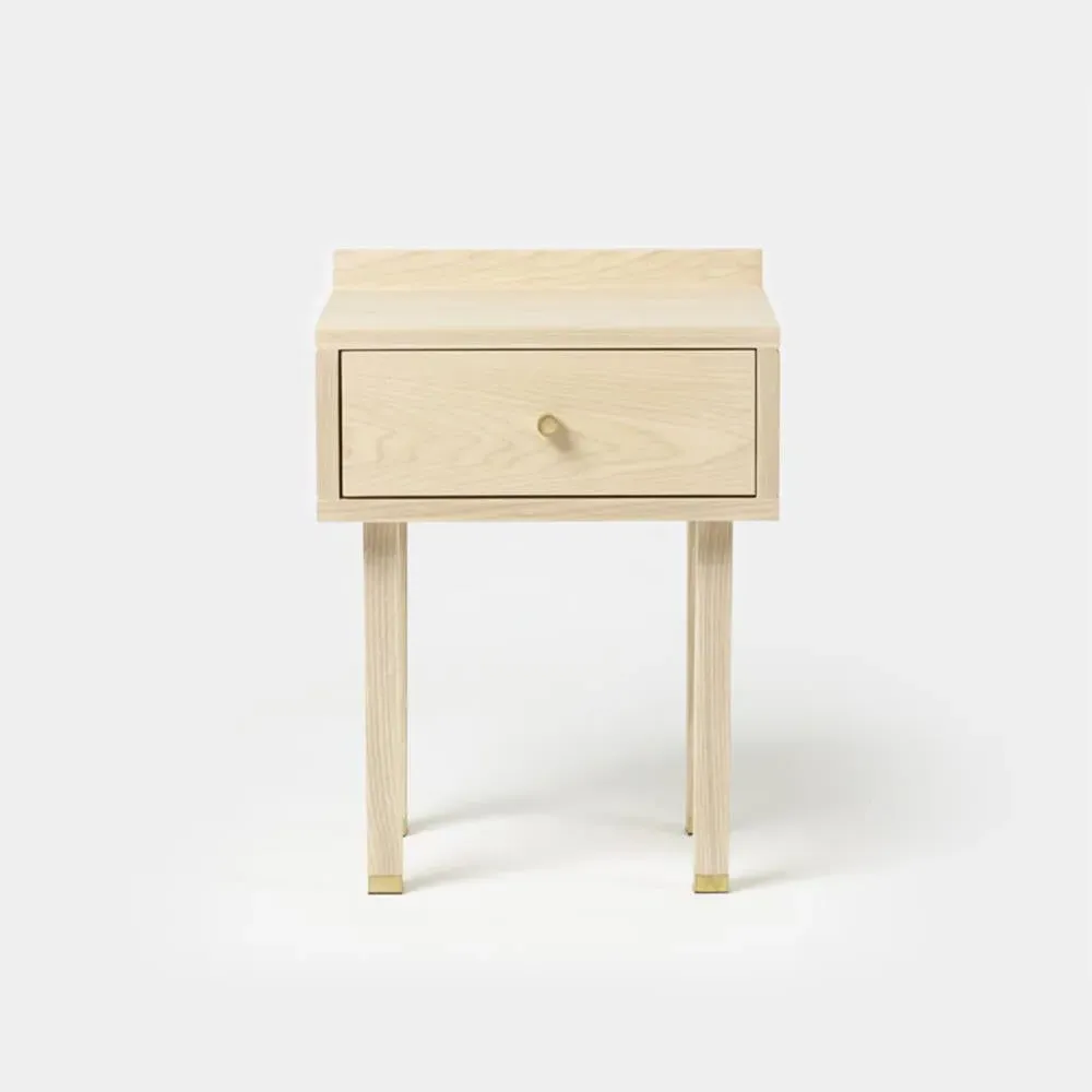 Single Drawer Bedside Table - Wood image
