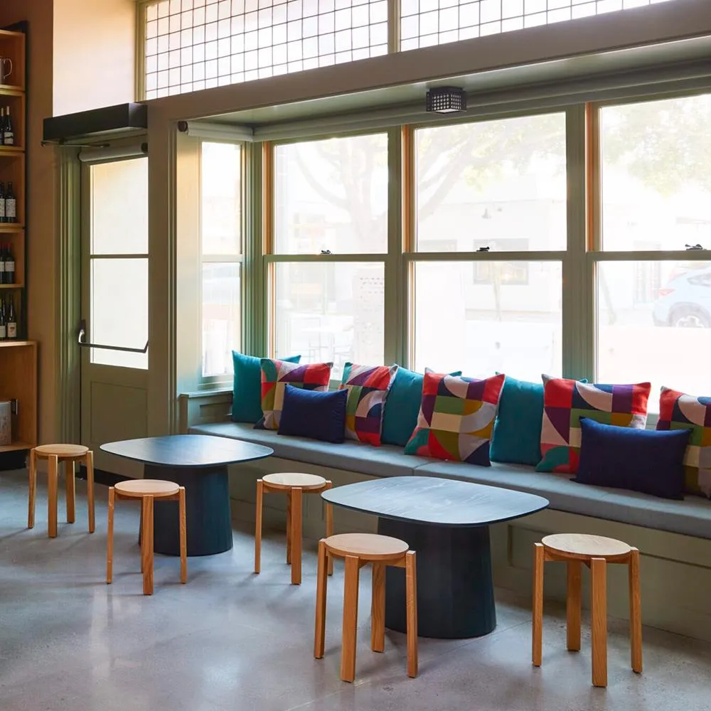 Stool Four - Dutch Green, Ash