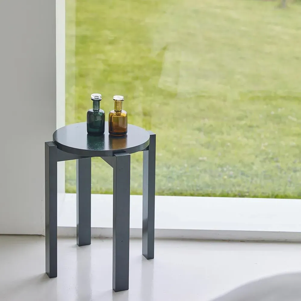 Stool Four Stacking Stool - Oak