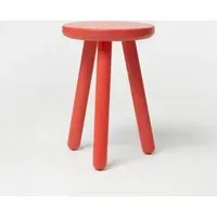 Stool One 3-Legged Stool - Red