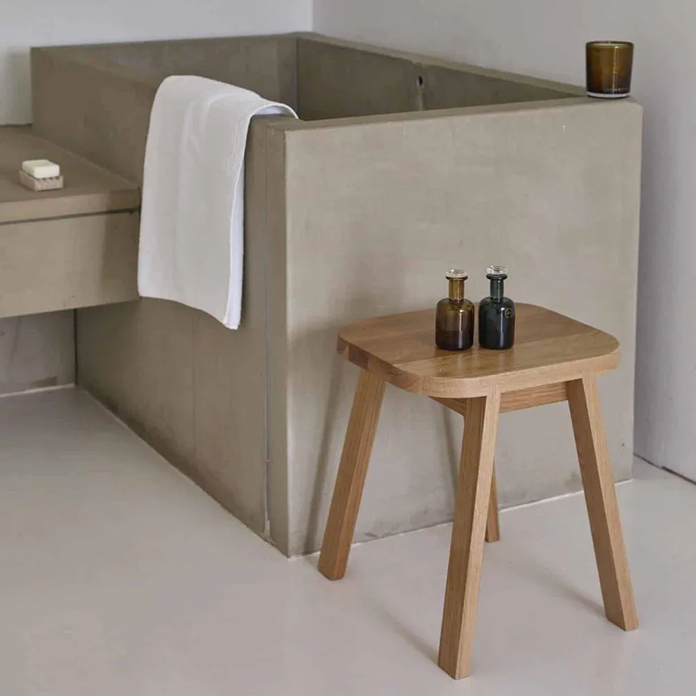 Stool Three 4-Legged Stool - Oak