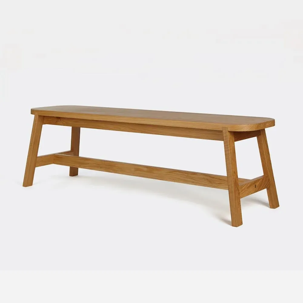 Trestle Bench - Oak, Solid Wood