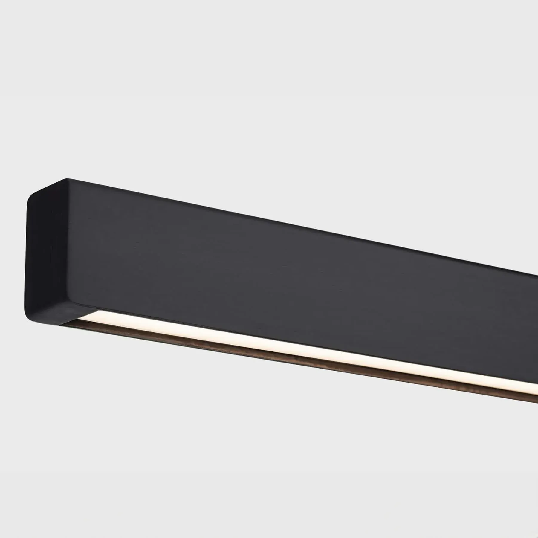 I-Model Linear Cordless Pendant Light - Black Stainless Steel