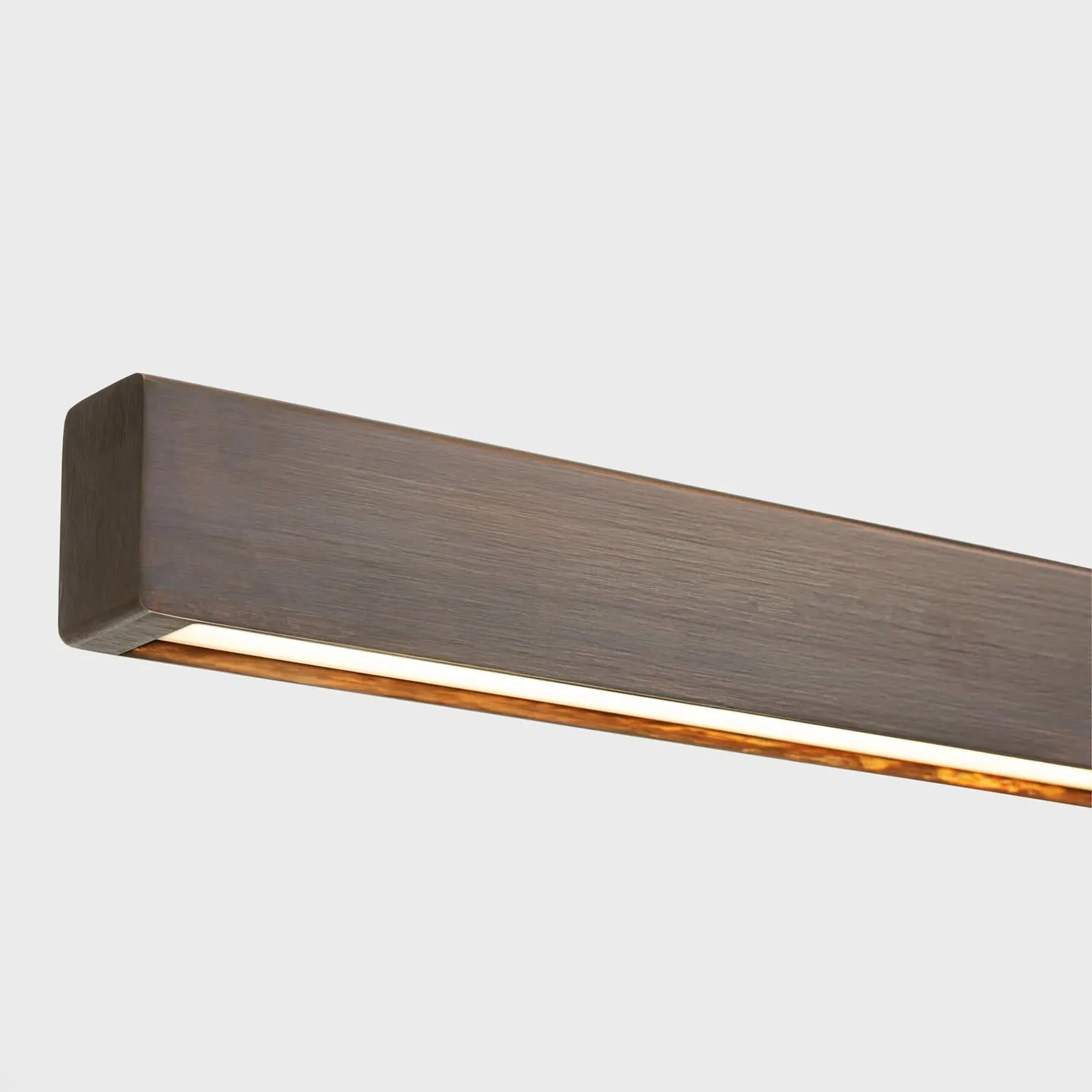 I-Model Linear Cordless Pendant Light - Browned Brass