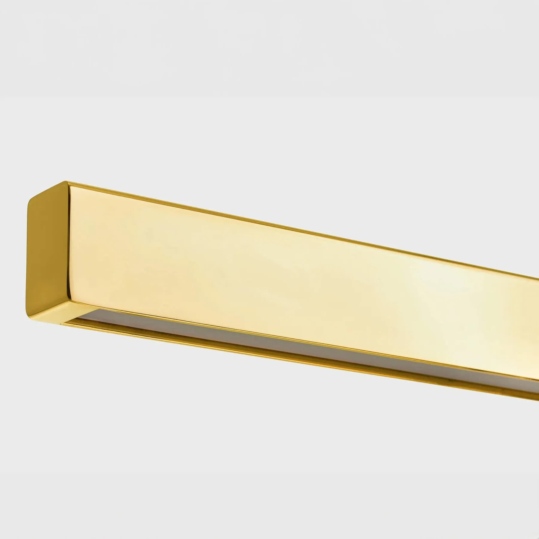 I-Model Linear Cordless Pendant Light - Polished Brass