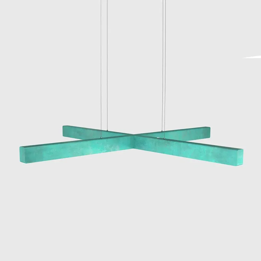 Large Pendant Light with Dimmer - Copper