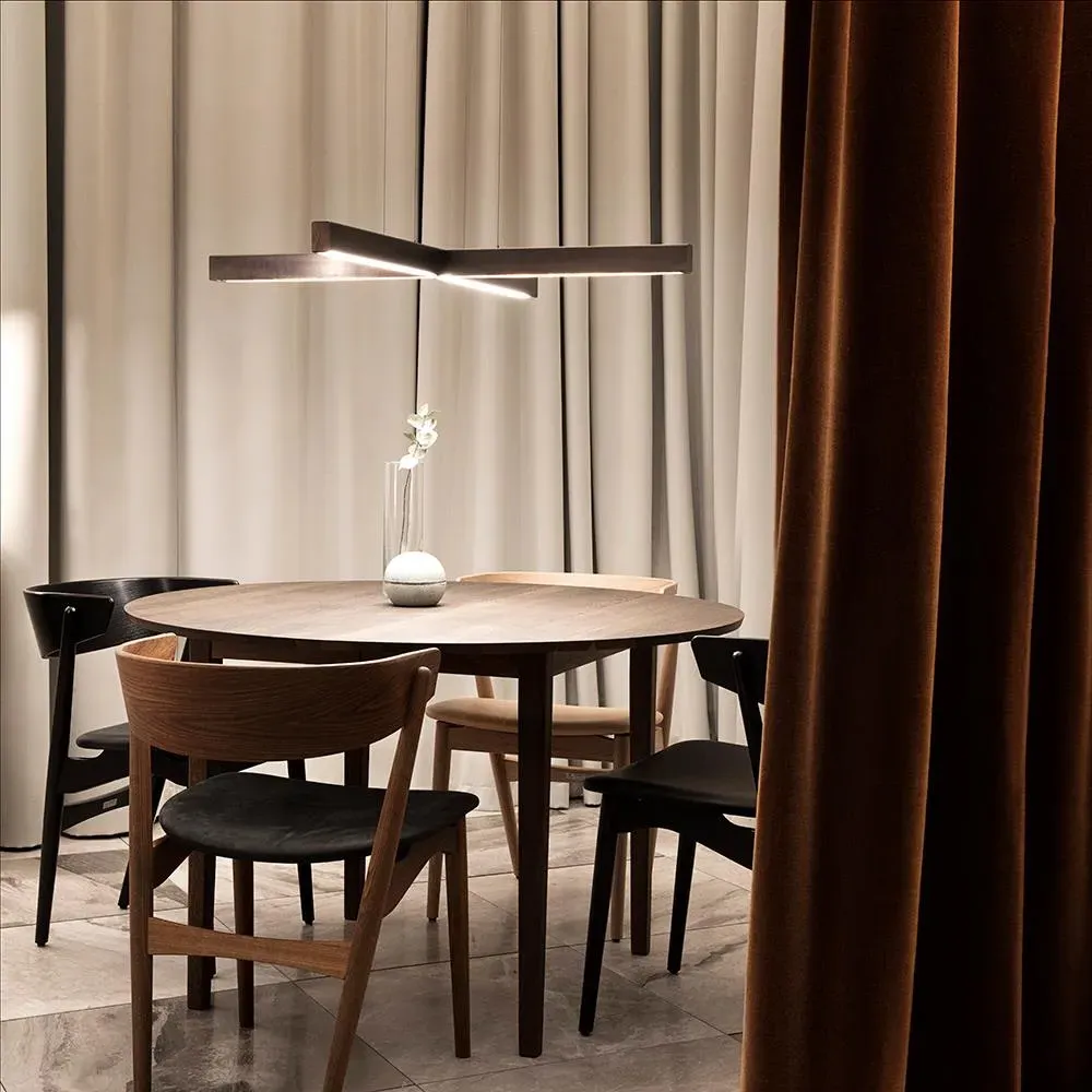 Large Pendant Light with Dimmer - Polished, Brass