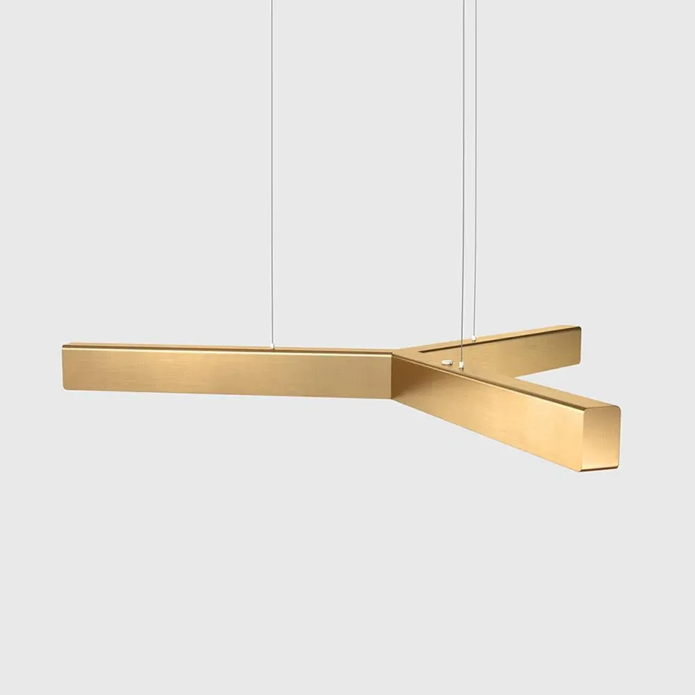 Y Model Pendant Light - Brass, Polished