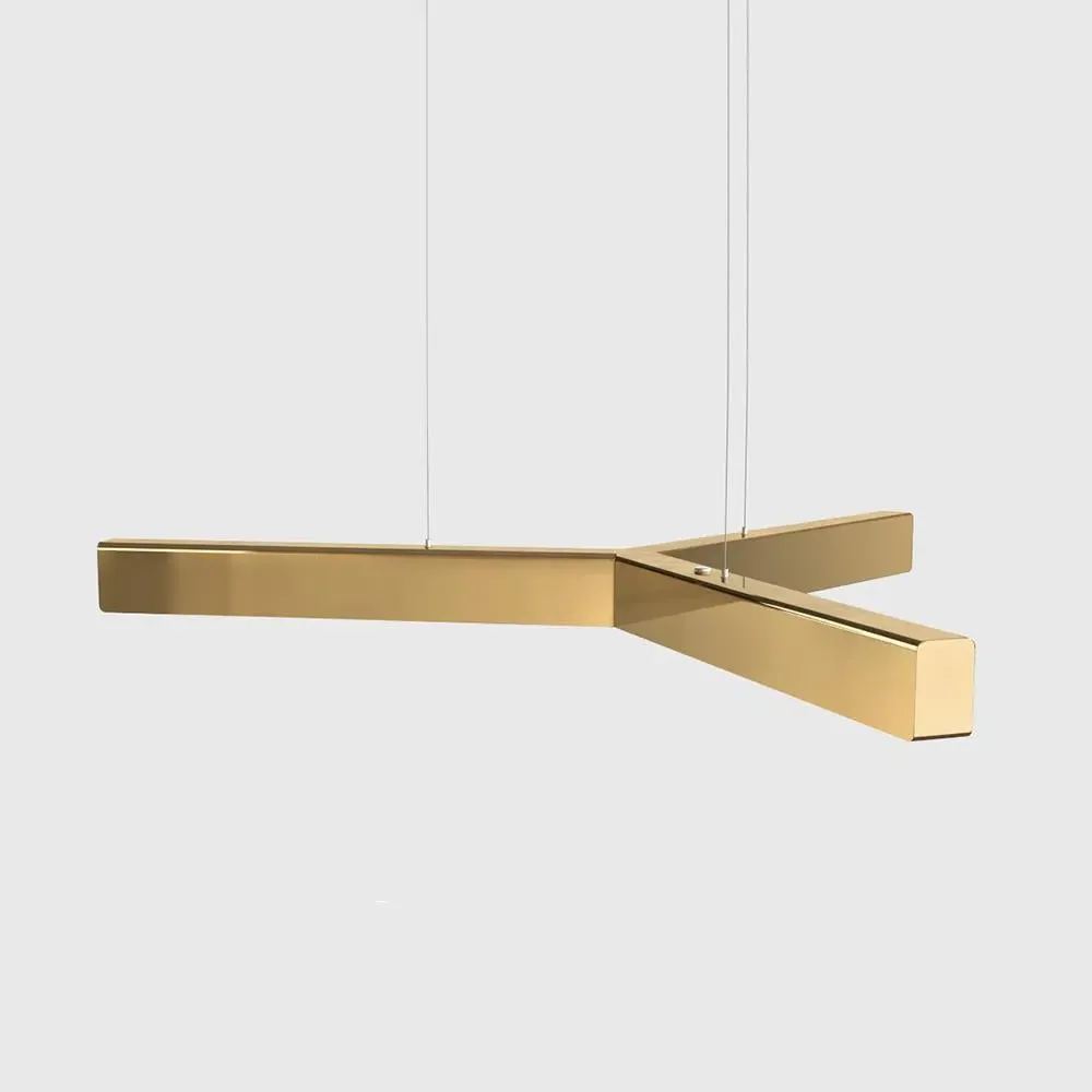 Y Model Pendant Light - Brass, Polished image