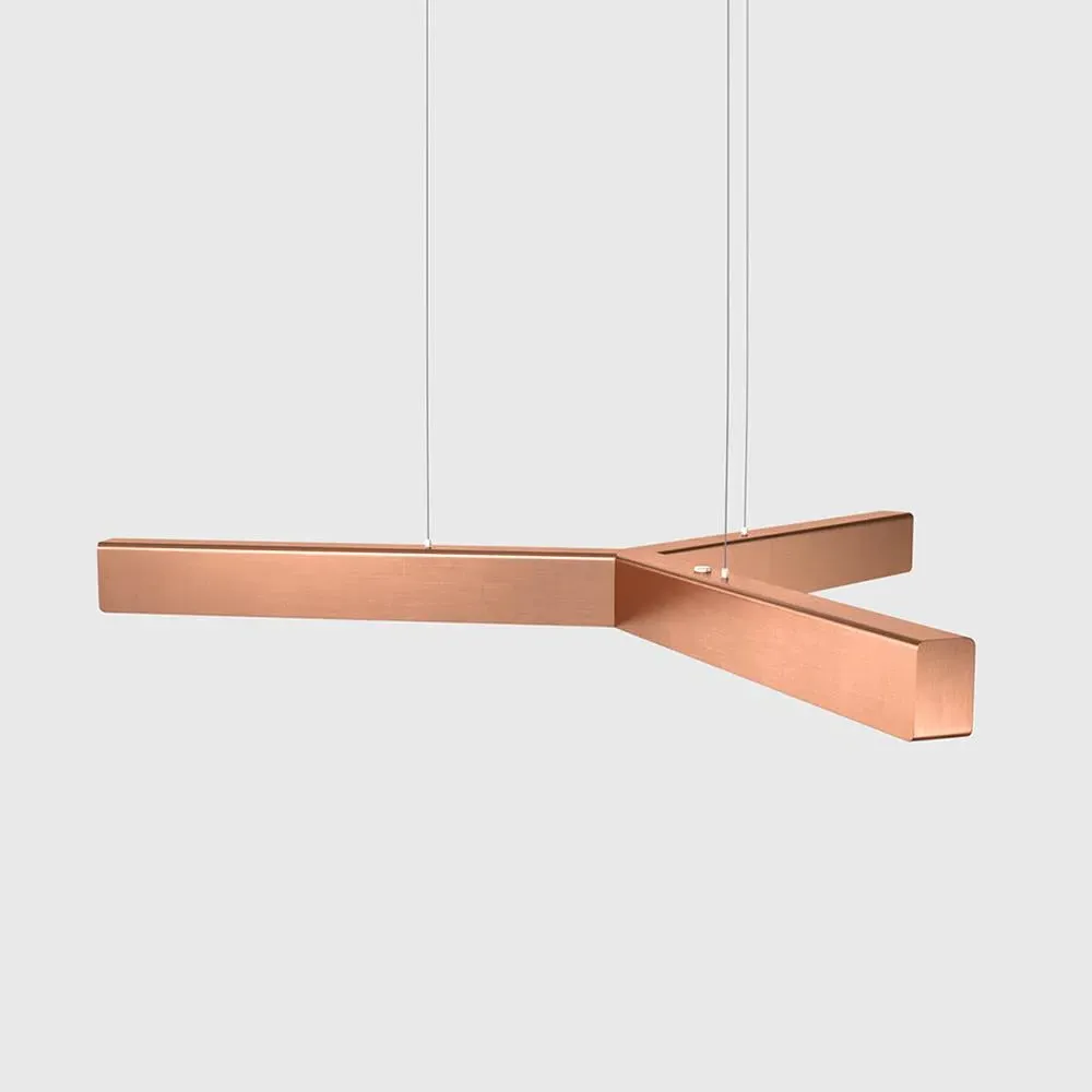 Y Model Pendant Light - Oxidized, Copper