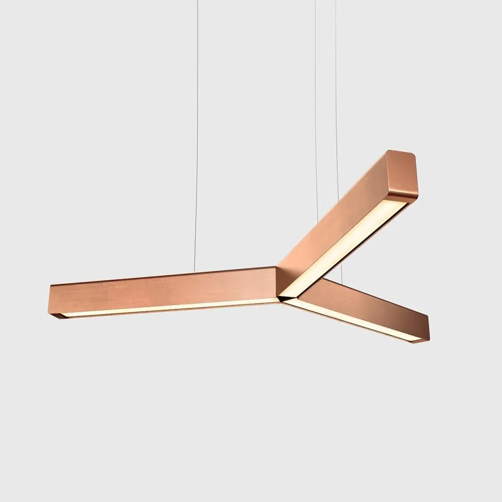 Y Model Pendant Light - Polished, Copper