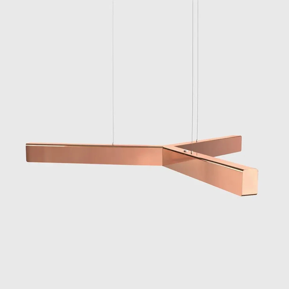 Y Model Pendant Light - Polished, Copper