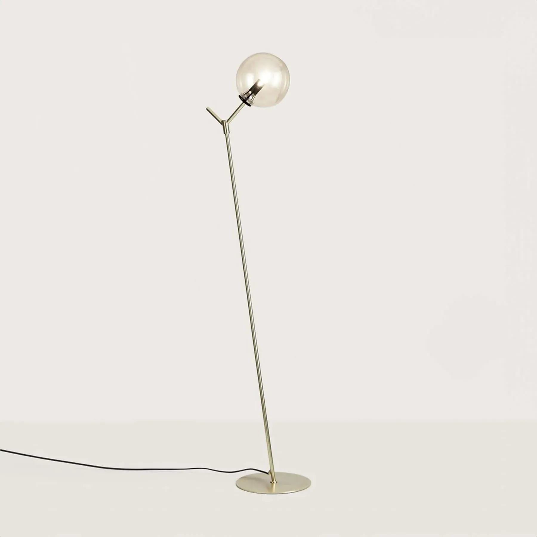 Atom Floor Lamp - Black, Metal