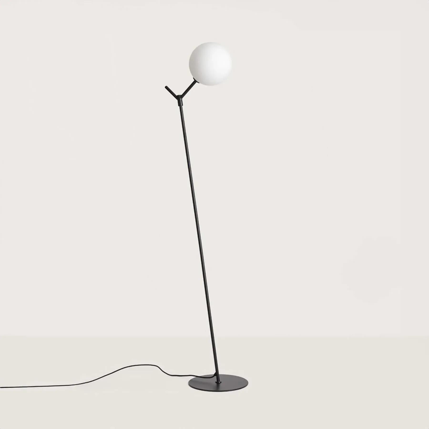 Atom Floor Lamp - Black, Metal image