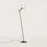 Atom Floor Lamp - Matt Black, Clear Glass