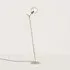 Atom Floor Lamp - Matt Brass, Clear Glass