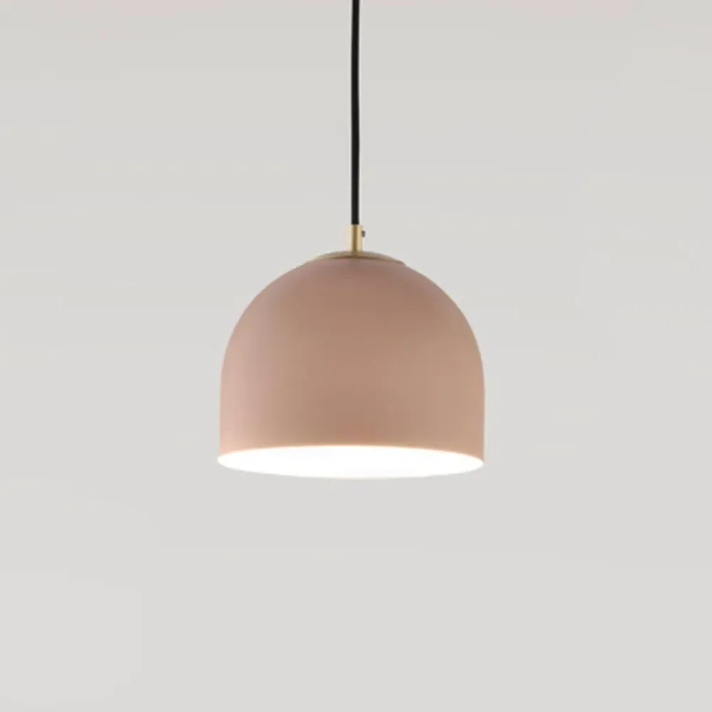 Dome Pendant Light - Black Fittings, Metal image