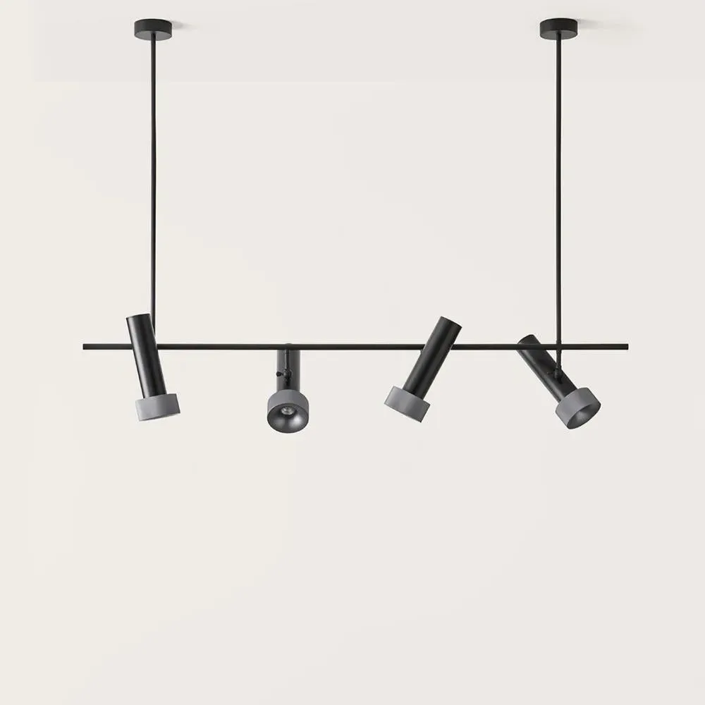 Focus Linear Spotlight Pendant Light - Anthracite