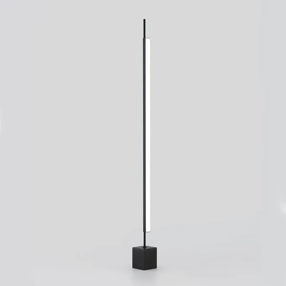 LED Floor Lamp with Dimmer - Black, Metal