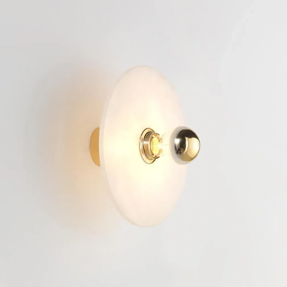 Medium Wall Light - White, Alabaster