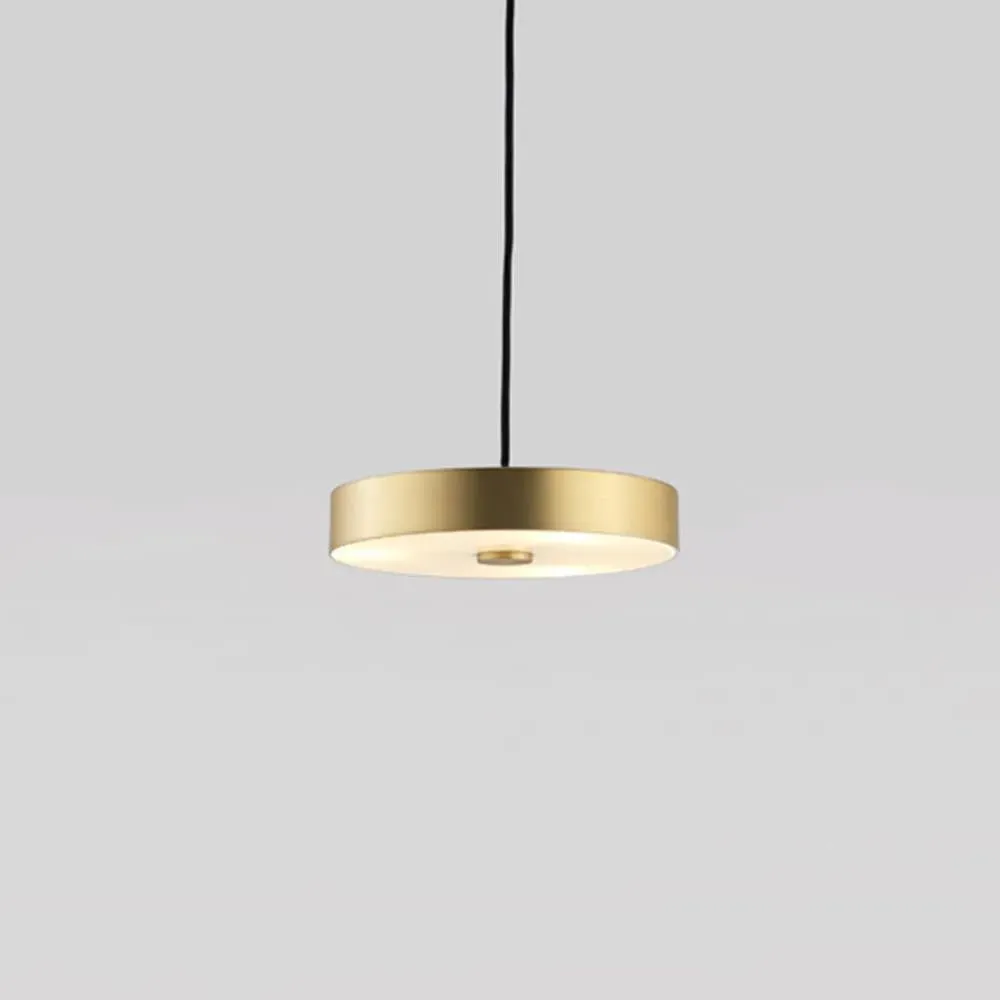 Pendant Light with 3 Bulbs - Matt Brass