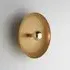 Small Wall Light with Flush Mount - Gold, Metal