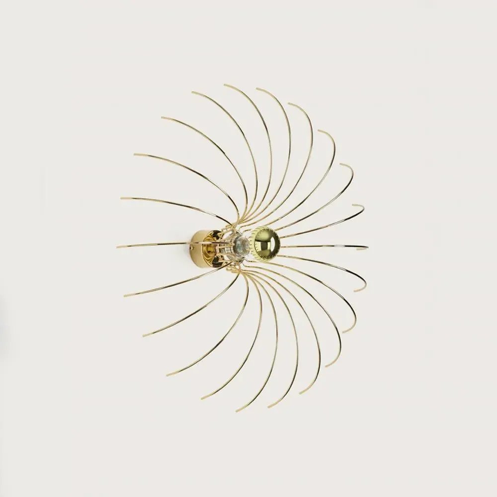 Spider Small Wall Light - Polished Gold