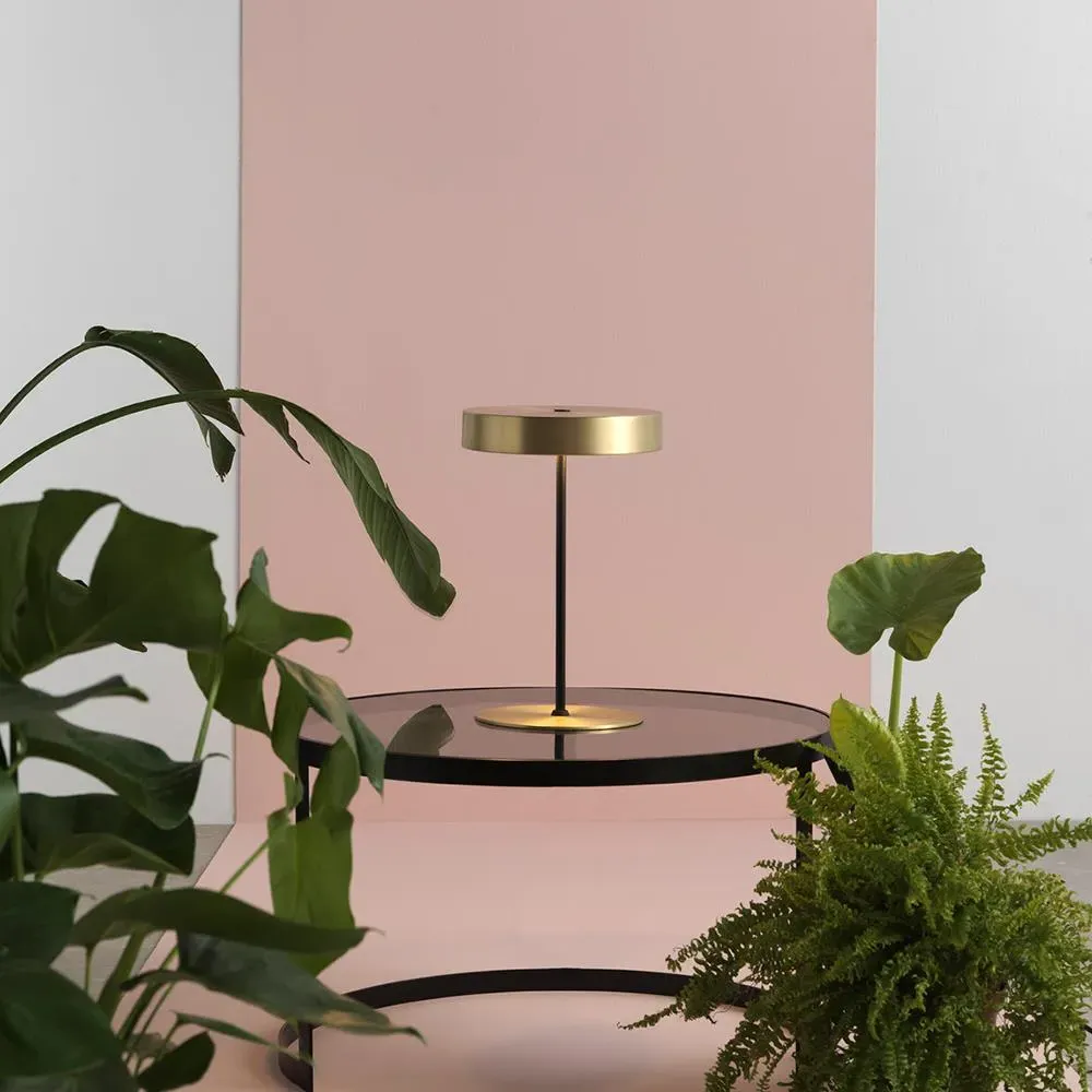 Table Lamp with Dimmer - Black, Metal