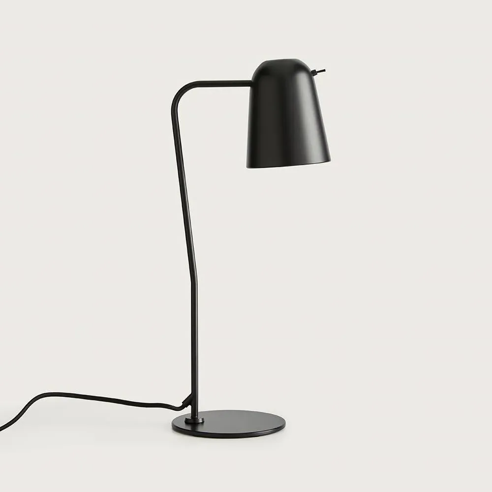 Table Lamp with Switch - Black, Metal image