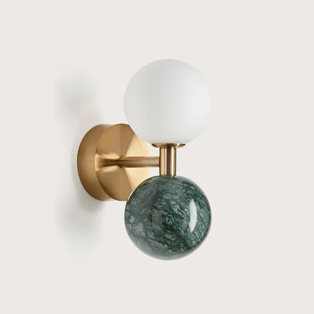Wall Light - Gold, Marble