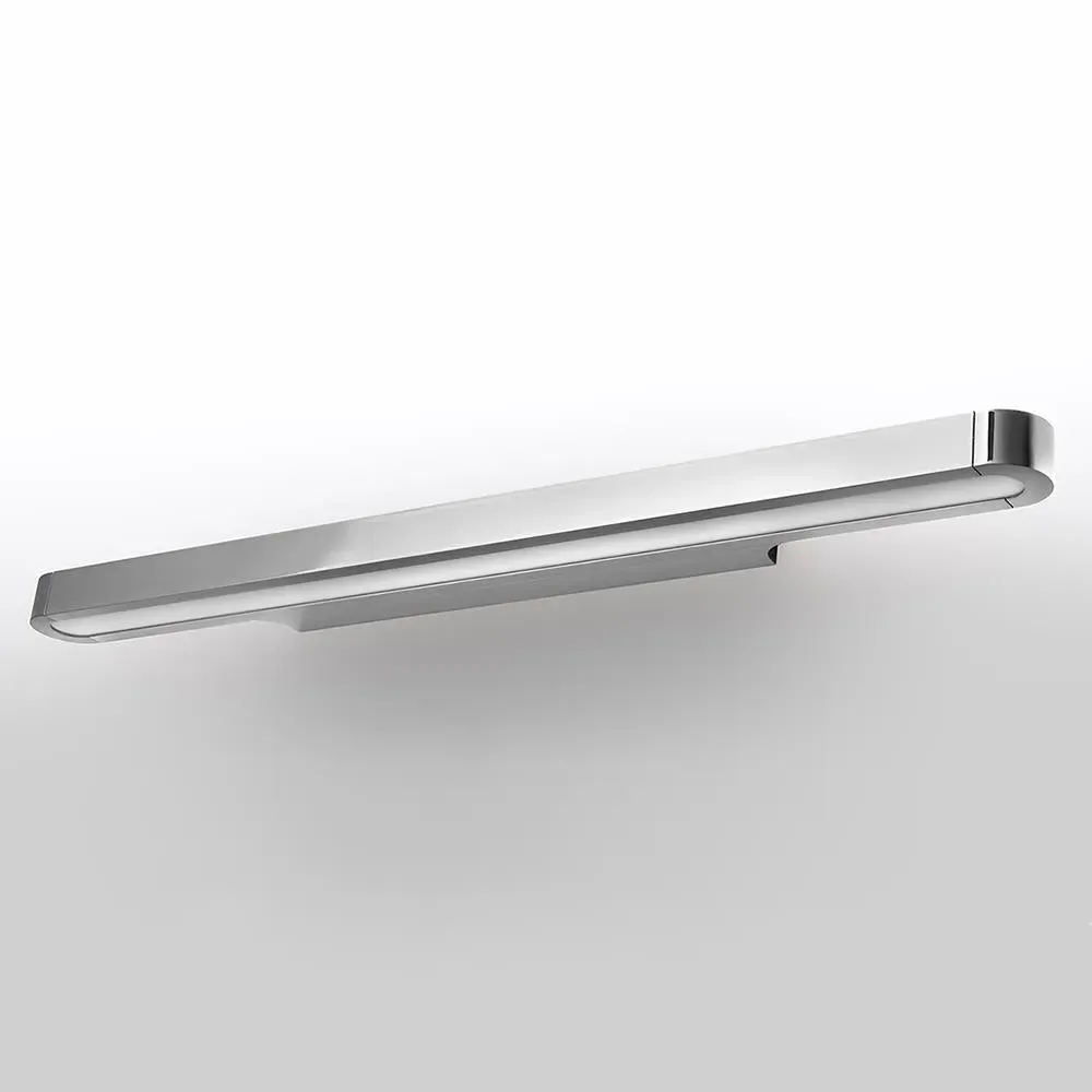 120cm Wall Light with LED - Silver, Aluminium