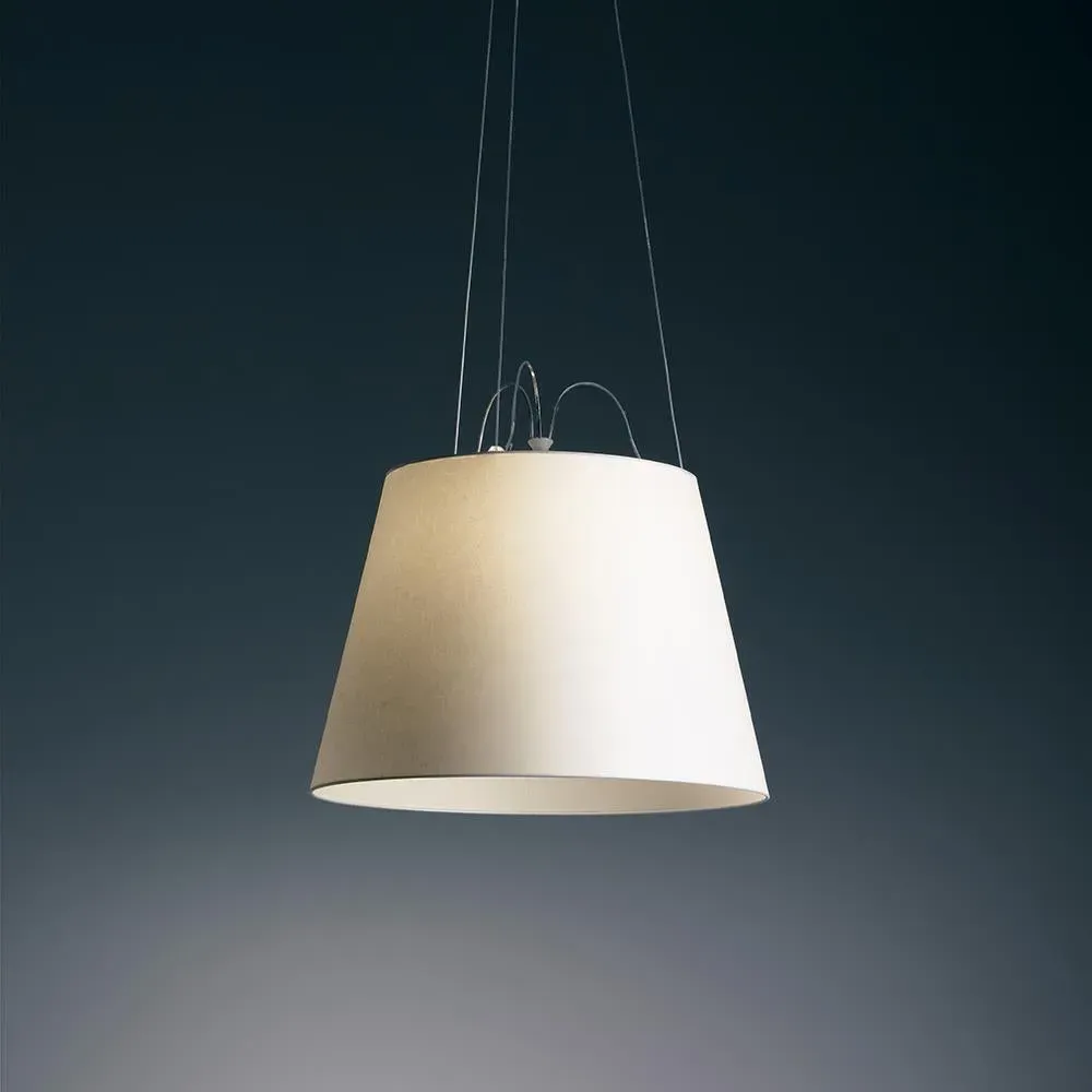 42cm Pendant Light - Black, Parchment