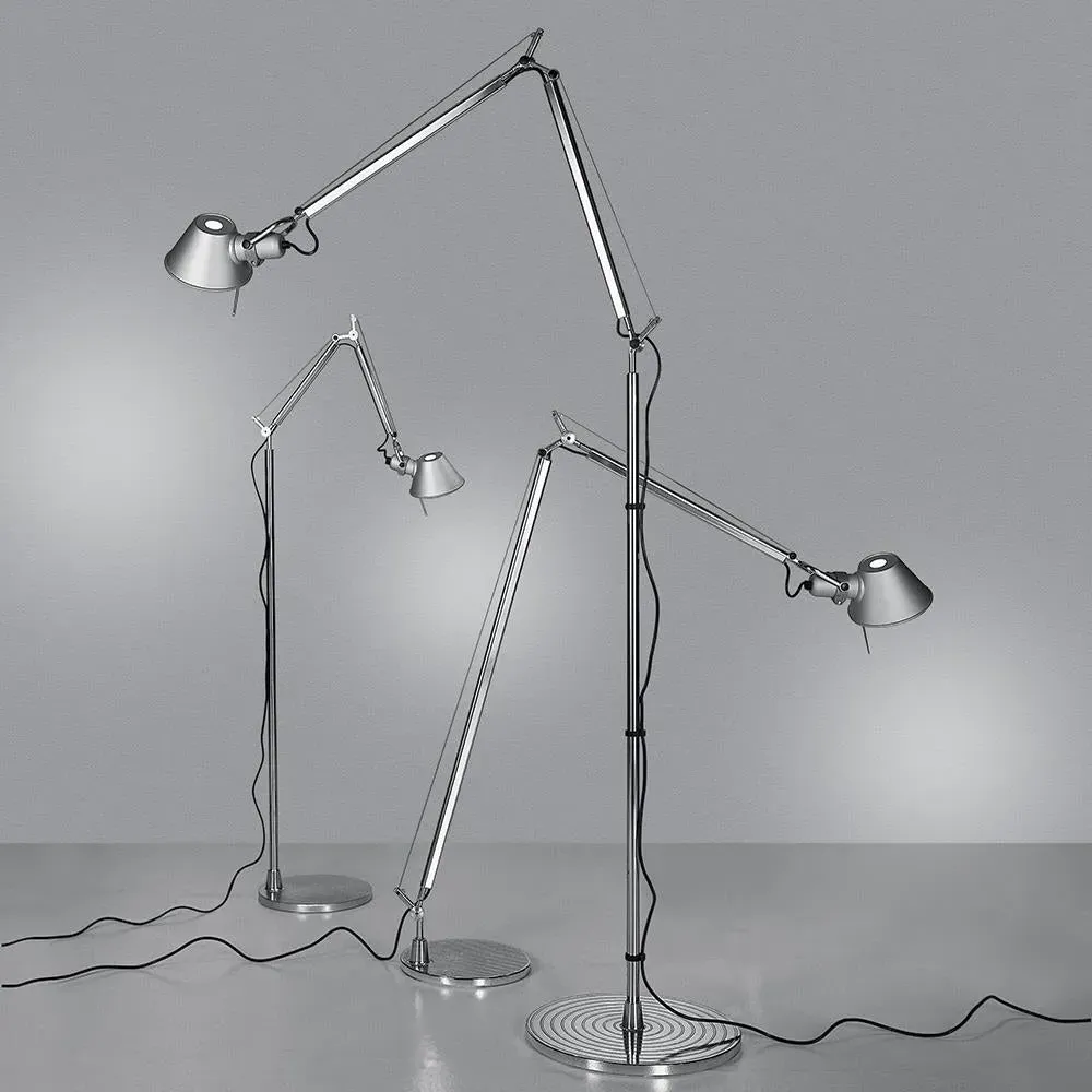 Adjustable Reading Floor Lamp - Parchment Shade