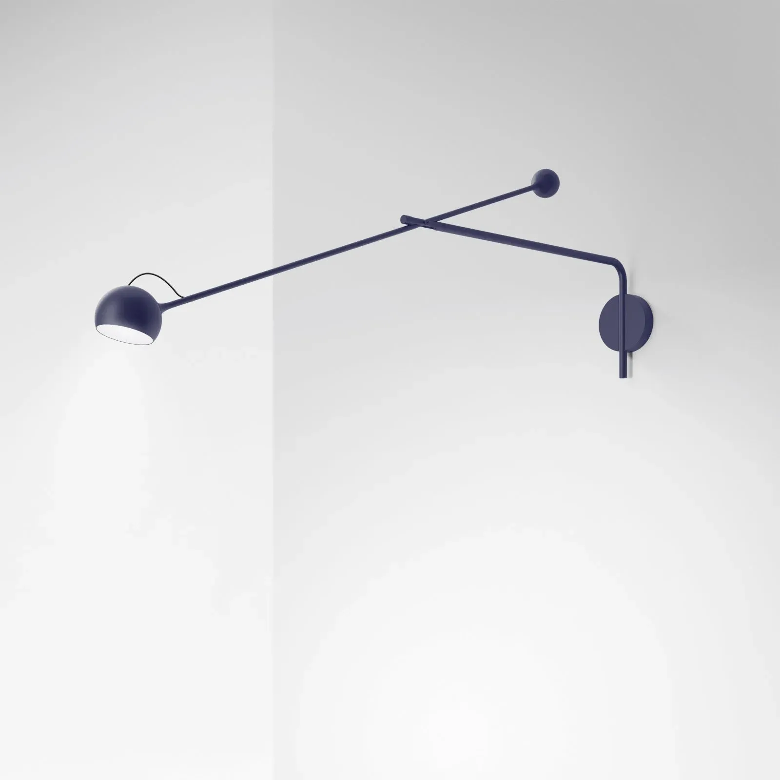 Arm Wall Light with Magnetic Head - Yellow