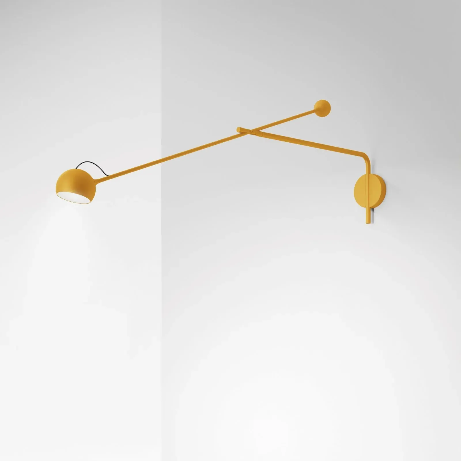 Arm Wall Light with Swivel Head - Anthracite